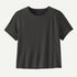 Patagonia Womens Capilene Cool Trail Cropped Shirt Ink Black