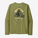 Patagonia L/s Cap Cool Daily Graphic Shirt - Lands Chouinard Crest: Buckhorn Green X-Dye