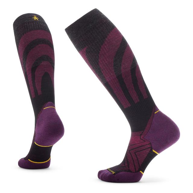 Smartwool Womens Run Targeted Cushion Compression Otc Socks Black