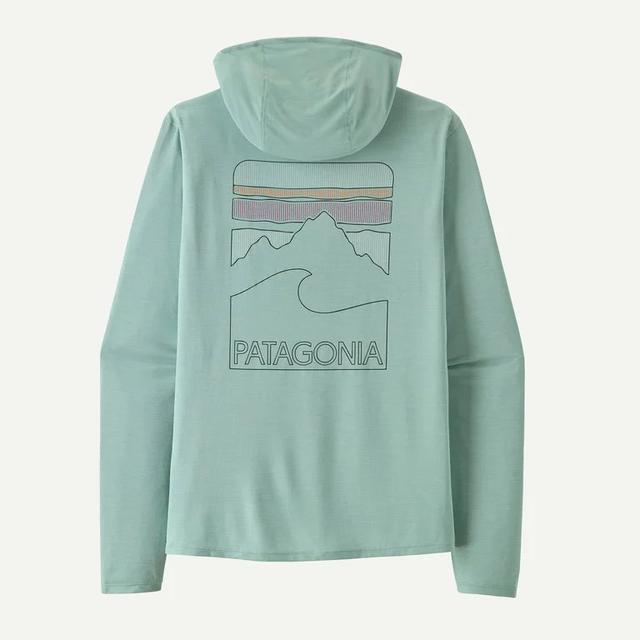 Patagonia Mens Capilene Cool Sun Hoody Thermal Blue - Thin Ice