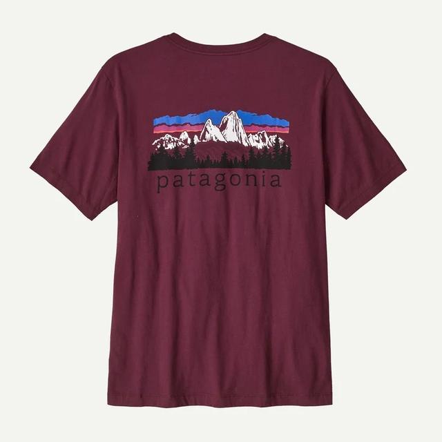 Patagonia Fitz Roy Foothills T Shirt Berry Fig