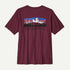 Patagonia Fitz Roy Foothills T Shirt Berry Fig