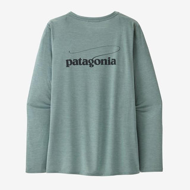 Patagonia L/s Cap Cool Daily Graphic Shirt - Waters Thermal Blue