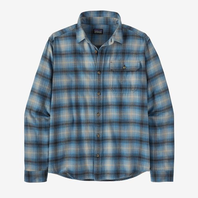 Patagonia L/s Lw Fjord Flannel Shirt Avant: Blue Bird