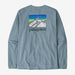 Patagonia L/s Line Logo Ridge Responsibili-tee Thermal Blue