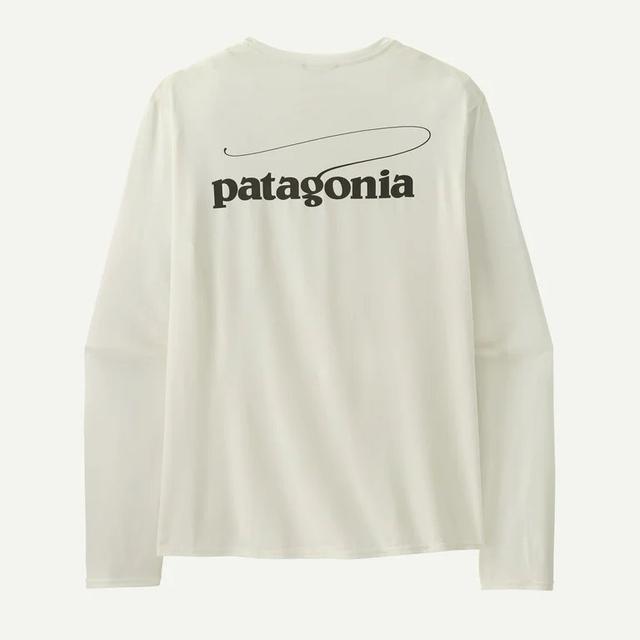 Patagonia L/s Cap Cool Daily Graphic Shirt - Waters White