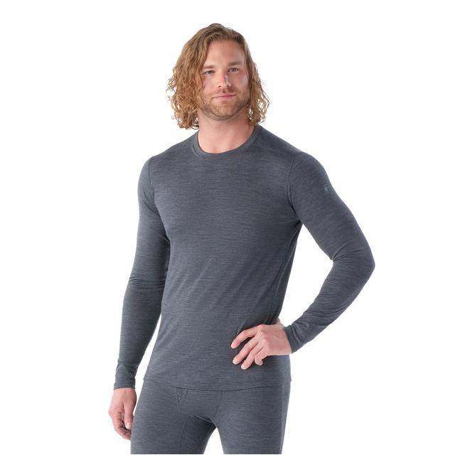 Smartwool Classic All-season Merino Base Layer Long Sleeve Top Iron Heather