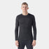 Smartwool Intraknit Thermal Merino Base Layer Crew Top Charcoal/Black
