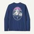 Patagonia Long Sleeved Chouinard Crest Responsibilitee Clement Blue