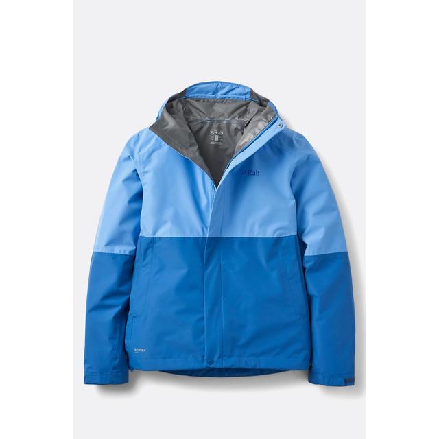 Rab Downpour Waterproof Jacket Bluebird/Dark Bluebird