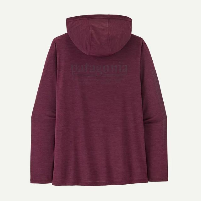 Patagonia ウィメンズ・キャプリーン・クール・デイリー・フーディ（ハット・トリッパー） Berry Fig - Light Berry Fig
