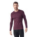 Smartwool Intraknit Thermal Merino Base Layer Crew Eggplant/Black