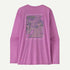 Patagonia Long Sleeved Capilene Cool Daily Graphic Shirt Brisk Purple