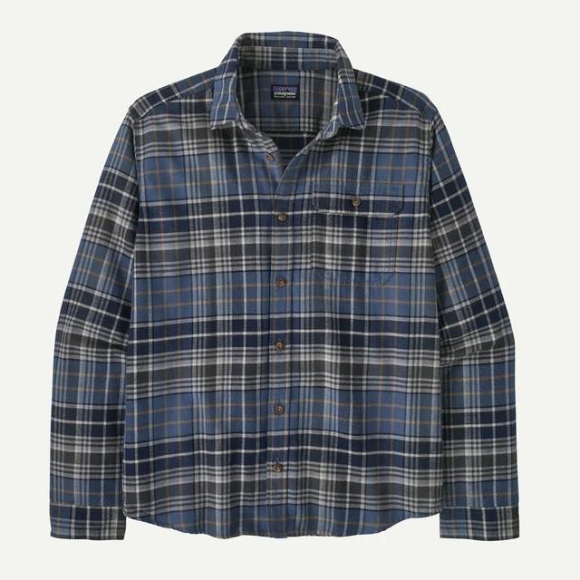 Patagonia Long Sleeved Lightweight Fjord Flannel Shirt New Navy