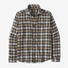 Patagonia L/s Lw Fjord Flannel Shirt Beach Day: Sandy Melon