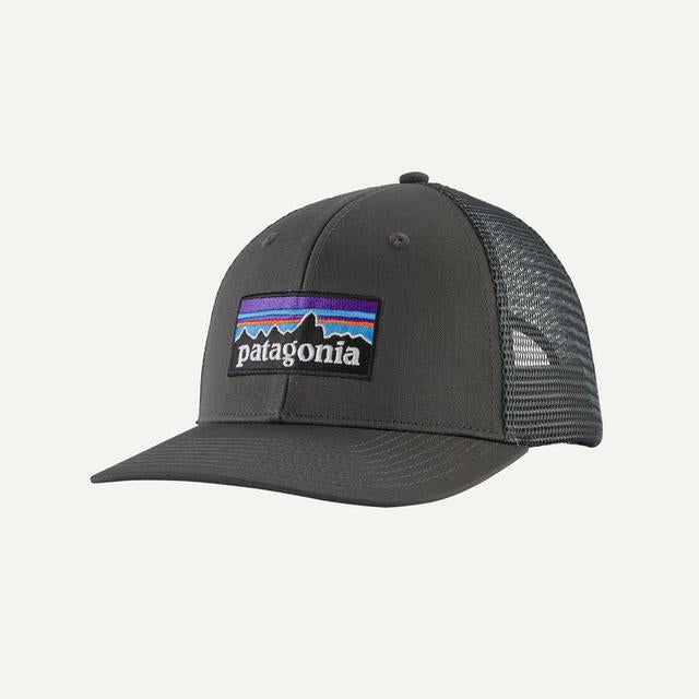 Patagonia P 6 Logo Trucker Hat Forge Grey