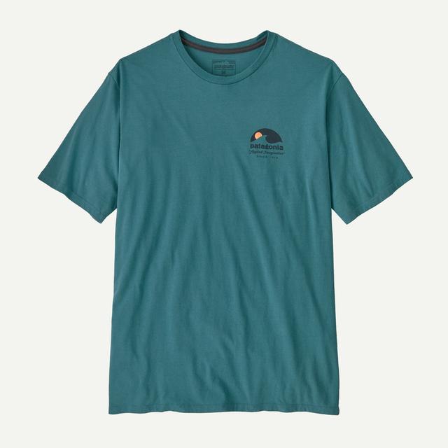 Patagonia Applied Imagination Organic T Shirt Wetland Blue
