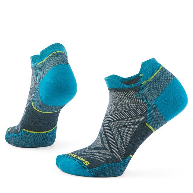 Smartwool Run Zero Cushion Low Ankle Socks Twilight Blue