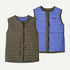 Patagonia Lightweight Reversible Down Sweater Vest Basin Green