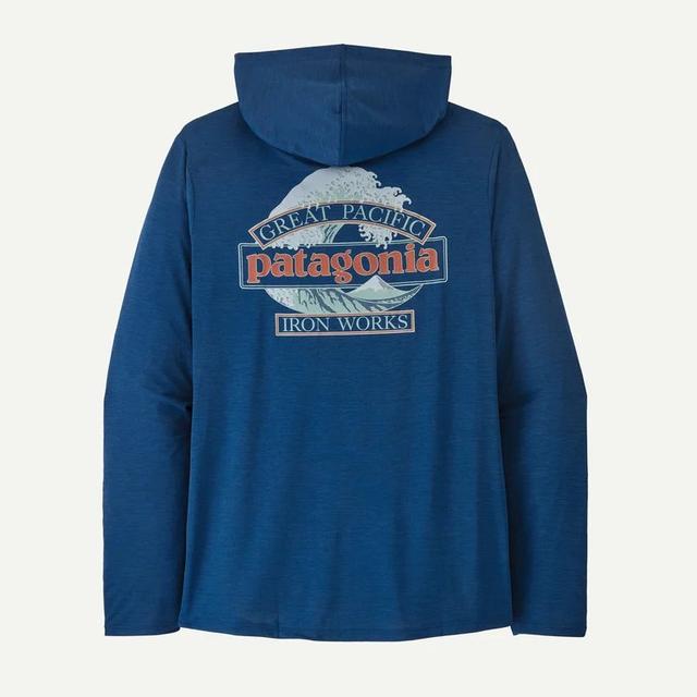 Patagonia Capilene Cool Daily Hoody Clement Blue - Light Clement Blue