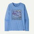 Patagonia L/s Cap Cool Daily Graphic Shirt - Lands Abundant Blue