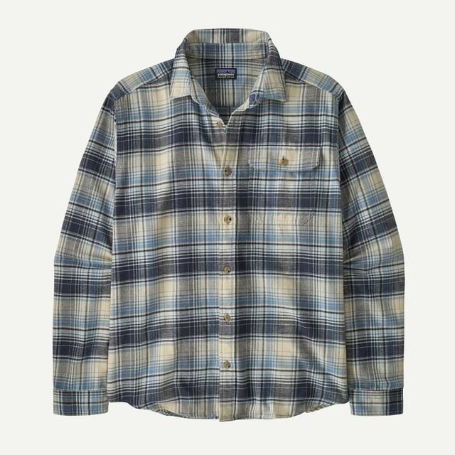 Patagonia Long Sleeved Lightweight Fjord Flannel Shirt Blue Sage