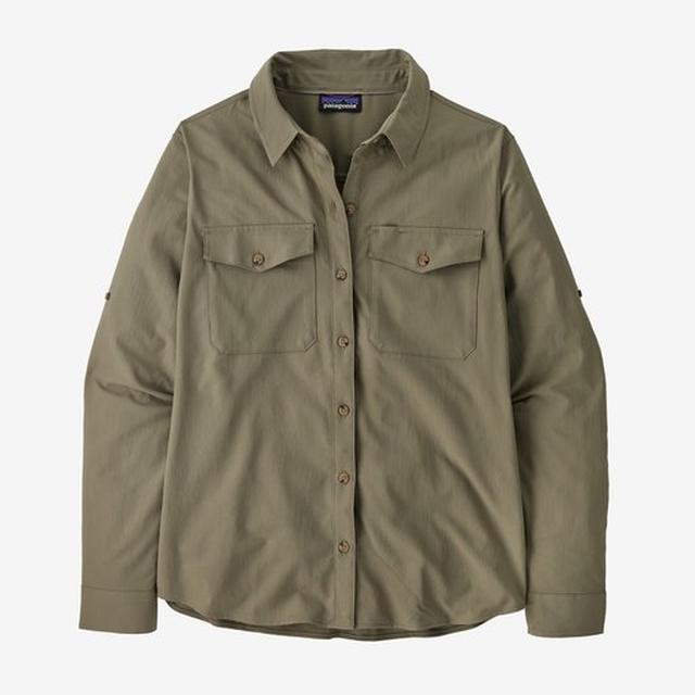 Patagonia Womens Long Sleeved Self river rock green