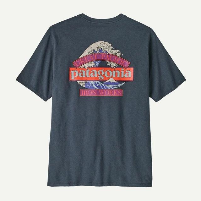 Patagonia Great Waves Responsibili Tee Summit Blue