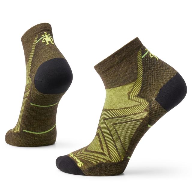 Smartwool Unisex Run Ankle Socks Military Olive