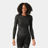 Smartwool Intraknit Thermal Merino Base Layer Crew Top Black-White