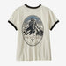 Patagonia Chouinard Crest Ringer Responsibili-tee Birch White