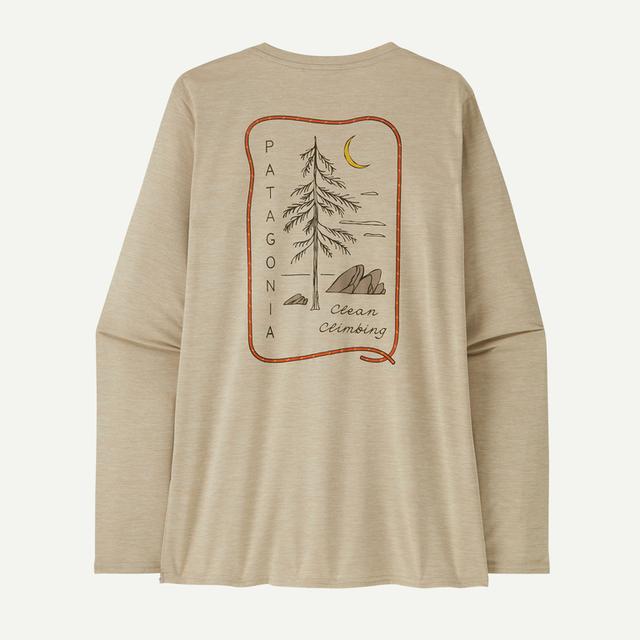 Patagonia L/s Cap Cool Daily Graphic Shirt - Lands Pumice