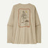 Patagonia L/s Cap Cool Daily Graphic Shirt - Lands Pumice