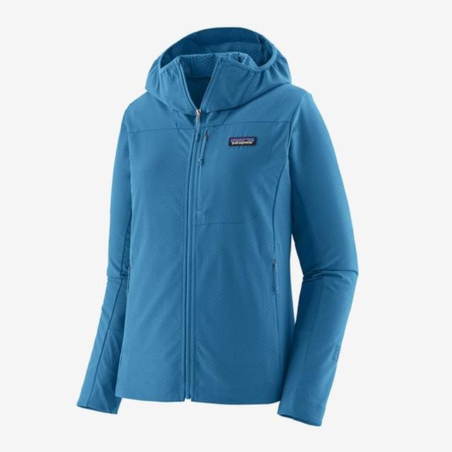 Patagonia Womens R1 Crossstrata Hoody Aquatic Blue
