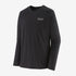Patagonia L/s Cap Cool Merino Blend Graphic Shirt Heritage Header: Black