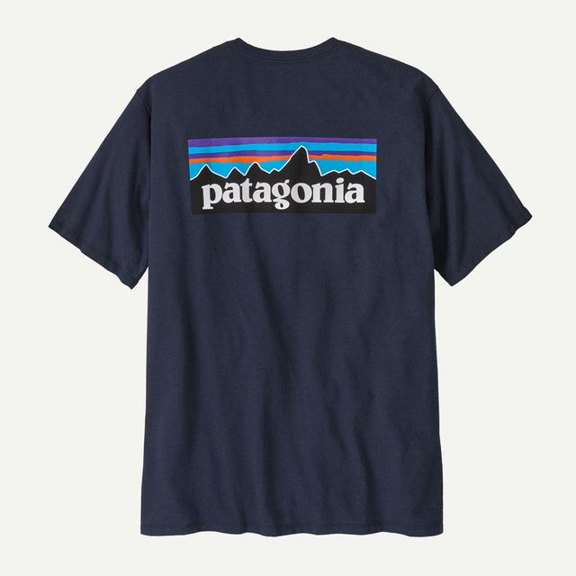 Patagonia P-6 Logo Responsibili-tee New Navy