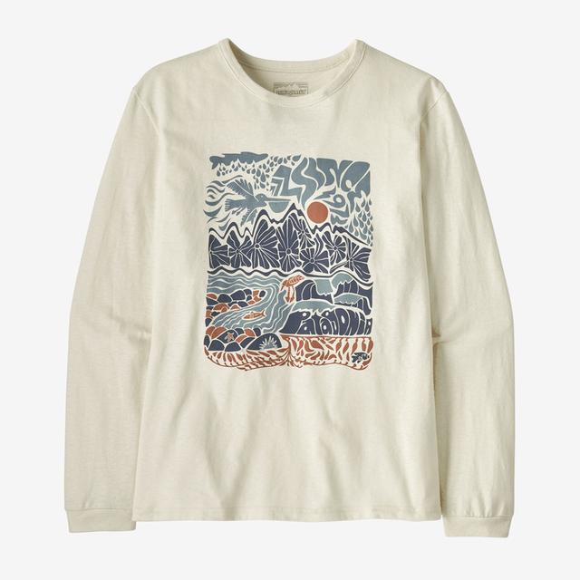 Patagonia Long Sleeved Seadaze Responsibilitee Birch White