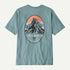 Patagonia Mens Chouinard Crest Pocket Responsibili-tee blue sage