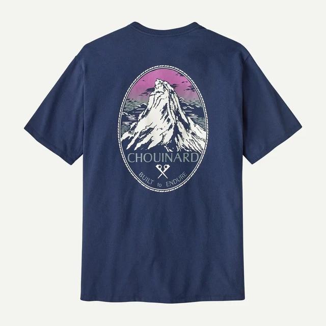 Patagonia Chouinard Crest Pocket Responsibili-tee Clement Blue