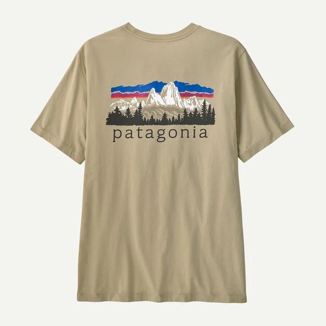 Patagonia Fitz Roy Foothills T Shirt Weathered Stone