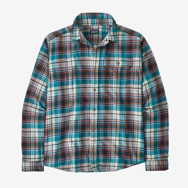 Patagonia L/s Lw Fjord Flannel Shirt Lavas: Belay Blue