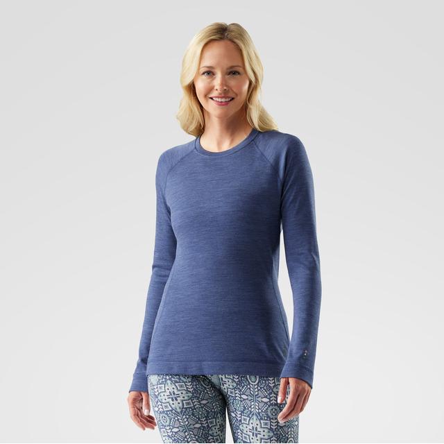 Smartwool Classic Thermal Merino Base Layer Crew Top Nightfall Blue Heather