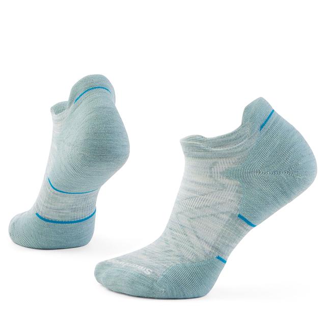 Smartwool Run Targeted Cushion Low Ankle Socks Frosty Green/White