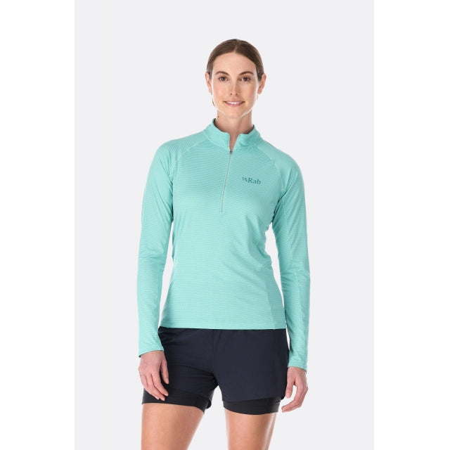 Rab Women's Sonic LS Zip Meltwater