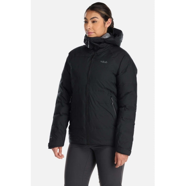 Rab Women's Valiance Waterproof Down Jacket Black