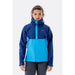 Rab Women's Downpour Eco Waterproof Jacket Nightfall Blue/Alaska Blue