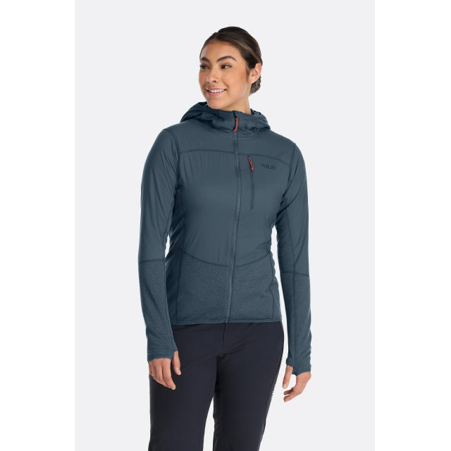 Rab Women's Ascendor Summit Hoody Orion Blue
