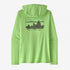 Patagonia Women's Cap Cool Daily Graphic Hoody '73 Skyline: Salamander Green