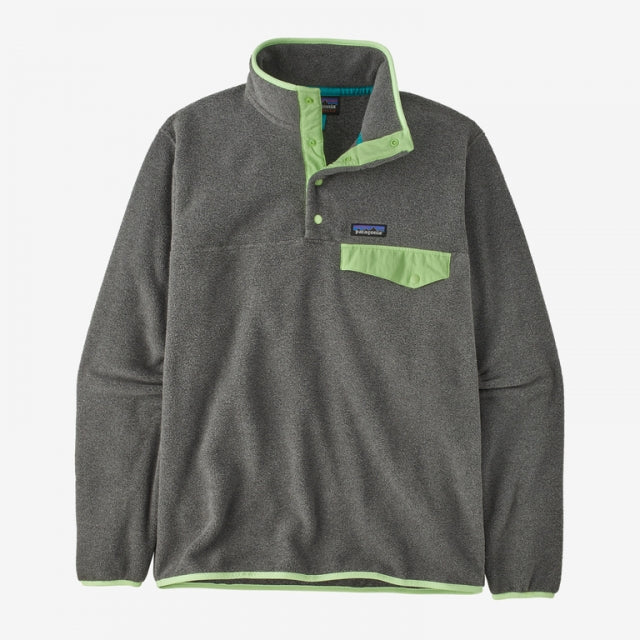 Patagonia Men's LW Synch Snap-T P/O Nickel w/Salamander Green