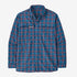 Patagonia Men's Early Rise Stretch Shirt On the Fly: Anacapa Blue